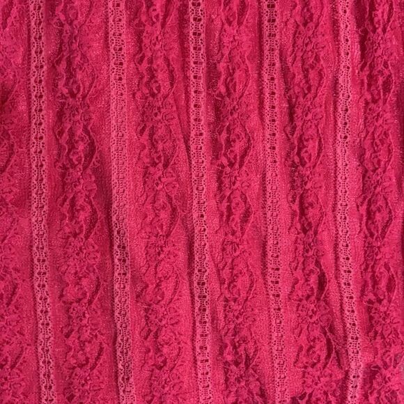 NWT Women’s LuLaRoe Lola bright pink lace skirt Size S - Picture 3 of 6